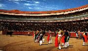 Jean Leon Gerome Plaza de Toros  : The Entry of the Bull oil painting artist